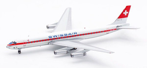 SWISSAIR DC8-62 HB-IDG with stand B-862-IDG-P 1:200