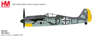 Hobby Master Fw190A-3 Focke-Wulf Luftwaffe 8./JG 2 Black 13 HA7429 1:48 Hobby Master Fw190A-3 Focke-Wulf Luftwaffe 8./JG 2 Black 13 HA7429 1:48