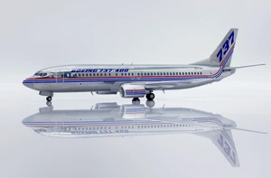 JC Wings Boeing House Color 737-400 "Polished" Reg: N73700 With Stand XX20389 1:200