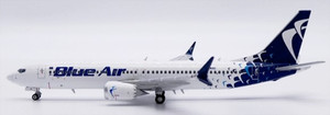 JC Wings Blue Air Boeing 737 MAX 8 Reg: YR-MXC With Antenna LH4311 1:400