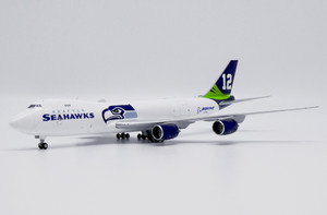 JC Wings Boeing Company 747-8F "Seattle Seahawks" Reg: N770BA With Antenna EW4748016 1:400 JC Wings Boeing Company 747-8F "Seattle Seahawks" Reg: N770BA With Antenna EW4748016 1:400