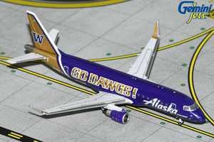 Gemini Jets Alaska Airlines E175LR Univ. of Washington "Go Dawgs" N662QX GJASA2251 1:400 Gemini Jets Alaska Airlines E175LR Univ. of Washington "Go Dawgs" N662QX GJASA2251 1:400
