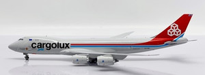 JC Wings Cargolux Boeing 747-8F "powered by JAS" Reg: LX-VCI With Antenna XX40155 1:400