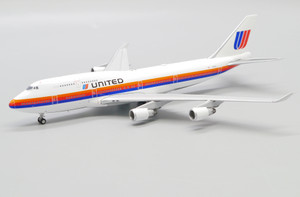 JC Wings United Airlines Boeing 747-400 "Saul Bass" Reg: N185UA With Antenna XX40088 1:400
