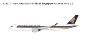 Panda Models Singapore Airlines "New Mold!!!" A350-941 ULR 9V-SGG 52407 1:400