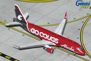 Gemini Jets Alaska Airlines E175LR Washington State Univ. "Go Cougs" N661QX GJASA2250 1:400 Gemini Jets Alaska Airlines E175LR Washington State Univ. "Go Cougs" N661QX GJASA2250 1:400