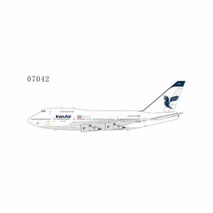 NG Model Iran Air 747SP grey engine cowlings with logo, named "Persian Gulf" EP-IAA 07042 1:400
