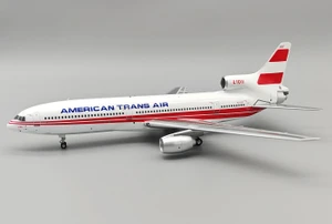 InFlight200 American Trans Air Lockheed L-1011-385-1 TriStar 1 N31001 with stand IF1011ATA0924 1:200