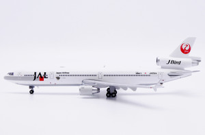 JC Wings Japan Airlines McDonnell Douglas MD-11 "J-Bird" Reg: JA8584 With Antenna XX40373 1:400
