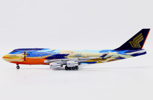 JC Wings Singapore Airlines Boeing 747-400 "Tropical" Reg: 9V-SPK With Antenna XX40213 1:400 JC Wings Singapore Airlines Boeing 747-400 "Tropical" Reg: 9V-SPK With Antenna XX40213 1:400