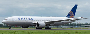 JC Wings United Airlines Boeing 777-200ER "Gordon M. Bethune" Reg: N78001 With Antenna XX40671 1:400 JC Wings United Airlines Boeing 777-200ER "Gordon M. Bethune" Reg: N78001 With Antenna XX40671 1:400