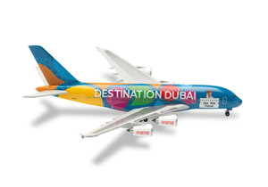 HERPA EMIRATES A380 DESTINATION DUBAI Scale 1:500 HERPA EMIRATES A380 DESTINATION DUBAI Scale 1:500