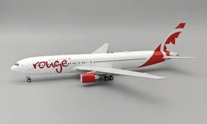 B-Models Air Canada Rouge Boeing 767-3Q8/ER C-FJZK with stand B-763-RV-JZK 1:200