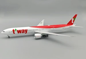 B-Models T'way Air Boeing 777-367/ER HL8706 with stand B-773-TW-706 Scale 1:200