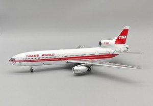 InFlight200 Trans World Airlines - TWA Lockheed L-1011 N81027 Bold Titles with stand IF1011TW0824 Scale 1:200