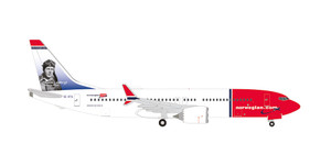 Herpa Wings Norwegian Air Shuttle Boeing 737MAX8 Reg:SE-RTA "Charles Lindbergh" HE535229-001 1:500 Herpa Wings Norwegian Air Shuttle Boeing 737MAX8 Reg:SE-RTA "Charles Lindbergh" HE535229-001 1:500