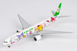 NG Model Eva Airways 777-300ER B-16740 HELLO KITTY “Candy Jet” - Sanrio Characters（糖果机 73074 1:400