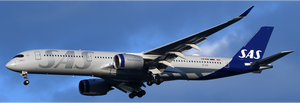 JC Wings SAS Scandinavian Airlines Airbus A350-900XWB "Skyteam logo" Reg: SE-RSF With Antenna XX40770 Scale 1:400 JC Wings SAS Scandinavian Airlines Airbus A350-900XWB "Skyteam logo" Reg: SE-RSF With Antenna XX40770 Scale 1:400