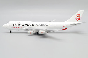 JC Wings Dragonair Cargo 747-412(BCF) B-KAF "Flaps Down" EW4744010A Scale 1:400 JC Wings Dragonair Cargo 747-412(BCF) B-KAF "Flaps Down" EW4744010A Scale 1:400