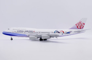 JC Wings China Airlines Boeing 747-400 "60th" B-18210 "Flaps Down" XX20093A Scale 1:200 JC Wings China Airlines Boeing 747-400 "60th" B-18210 "Flaps Down" XX20093A Scale 1:200