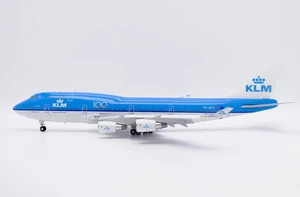 JC Wings KLM Royal Dutch Airlines Boeing 747-400 "100" PH-BFG "Flaps Down" XX20345A Scale 1:200