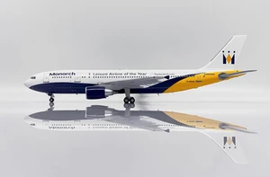 JC Wings Monarch Airlines Airbus A300B4-605R "Leisure Airline of the Year" G-MONS LH2318 Scale 1:200