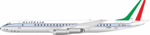 InFlight200 Alitalia McDonnell Douglas DC-8-62H I -DIWY Polished IF862AZ0725P Scale 1:200 InFlight200 Alitalia McDonnell Douglas DC-8-62H I -DIWY Polished IF862AZ0725P Scale 1:200