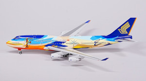 HX Models Singapore Airlines Boeing 747-400 9V-SPK "Tropical" Standard Version B615302 1:400 HX Models Singapore Airlines Boeing 747-400 9V-SPK "Tropical" Standard Version B615302 1:400