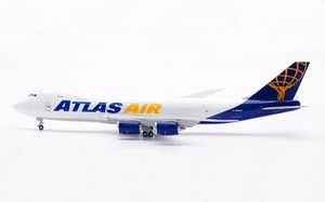 HX Models Atlas Air Boeing B747-8F N854GT Standard Version B632203 1:400 HX Models Atlas Air Boeing B747-8F N854GT Standard Version B632203 1:400