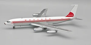 InFlight200 Western Airlines Boeing 707-139 N74614 IF701WA0724P Scale 1:200
