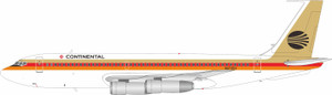 InFlight200 Continental Airlines Boeing 720-024B N57203 with stand IF720CO1025 Scale 1:200
