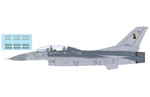 Hobby Master F-16B "Royal Thai AF" (w/ decals for 3 planes) HA38076 Scale 1:72