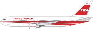 V1-400 TRANS WORLD AIRLINES BOEING 767-200ER Reg: N601TW V1-400005 Scale 1:400