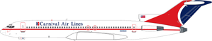 V1-400 CARNIVAL AIR LINES BOEING 727-200 Reg: N8861E V1-400023 Scale 1:400