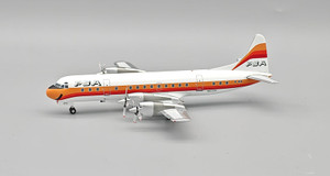 InFlight200 PSA - Pacific Southwest Airlines Lockheed L-188A Electra N6118A with stand 188-118 Scale 1:200