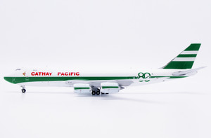JC Wings Cathay Pacific Boeing 747-8F "80th Anniversary" Reg: B-LJE With Antenna + Stand SA4115 Scale 1:400