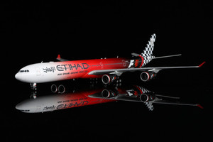 SQ Wings Etihad Airways A340-600 Reg: A6-EHJ "ABU DHABI GRAND PRIX 2011" L2167 Scale 1:200