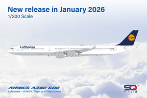 SQ Wings Lufthansa A340-600 D-AIHY L2282 Scale 1:200