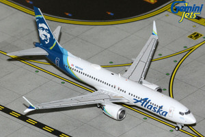 Gemini Jets Alaska Airlines B737 MAX 8 Reg: N803AK GJASA2392 Scale 1:400