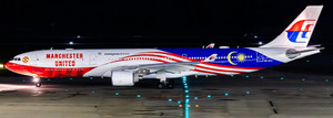 Aviation400 Malaysia Airlines Airbus A330-323 "MU" 9M-MTL AV4352 Scale 1:400