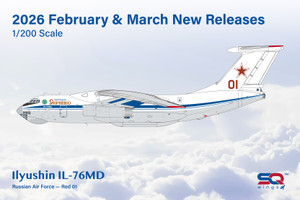 SQ Wings Russian Air Force IL-76 Reg: Red 01 L2095 Scale 1:200