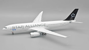 Star Alliance (BMI British Midland) Airbus A330-243 Reg: G-WWBD IF332BMWBD 1:200
