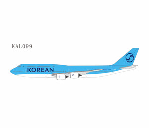 NG Model Lite Korean Air Boeing 747-8 Reg: HL7638 2025's livery with plastic stand KAL099 1:400