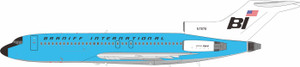 InFlight200 Braniff International Boeing 727-27C N7272 New Medium Blue IF721BN0626 Scale 1:200