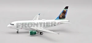 InFlight200 Frontier Airbus A318 Reg: N801FR 144 MODELS IF318F90126 1:200 with stand