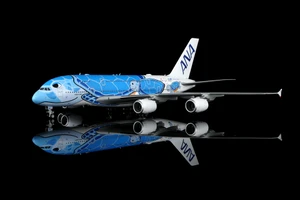SQ Wings All Nippon Airways A380 Reg: JA381A "ANA Blue Turtle" L2266 Scale 1:200