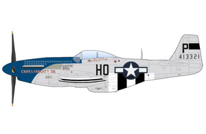 Hobby Master P-51D-5-NA "George Peddy" 487 FS, 352 FG, 8th AF, USAAF, Bodney UK, July 1944 HA7756 Scale 1:48