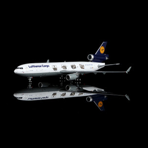 YY Wings Lufthansa MD-11 D-ALCC 100 years of aviation cargo livery YY1116 Scale 1:400