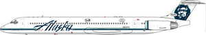 Jet-X Alaska MD-83 New Color Reg: N933AS JX024-2-014 Scale 1:200