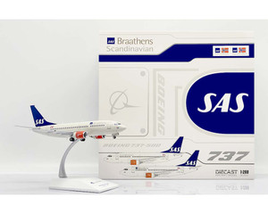 SAS Braathens Boeing 737-500 Reg: LN-BRO XX20259 Scale 1:200